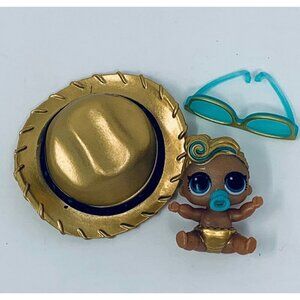 MGA Entertainment LOL Surprise Doll Lil Lux Doll 24 K Gold Color Changer Rare